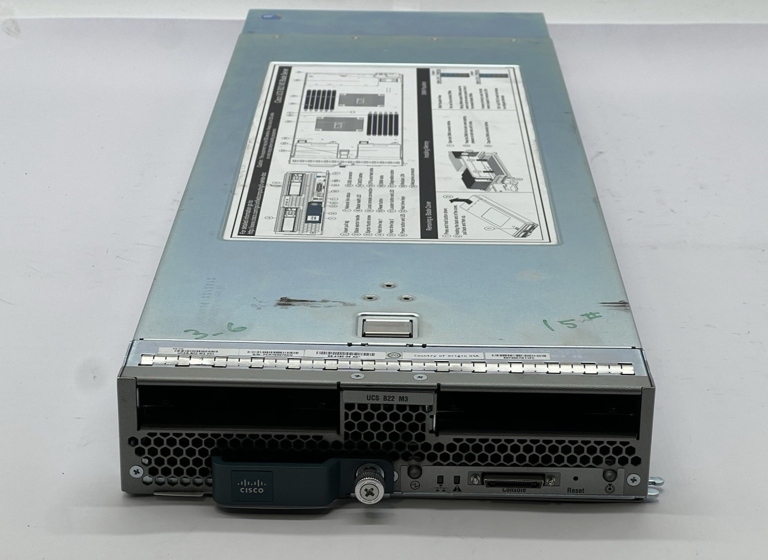 Cisco UCS B200 M3 2 Bay Blade Server-No Ram/HDD/Caddy/Cable