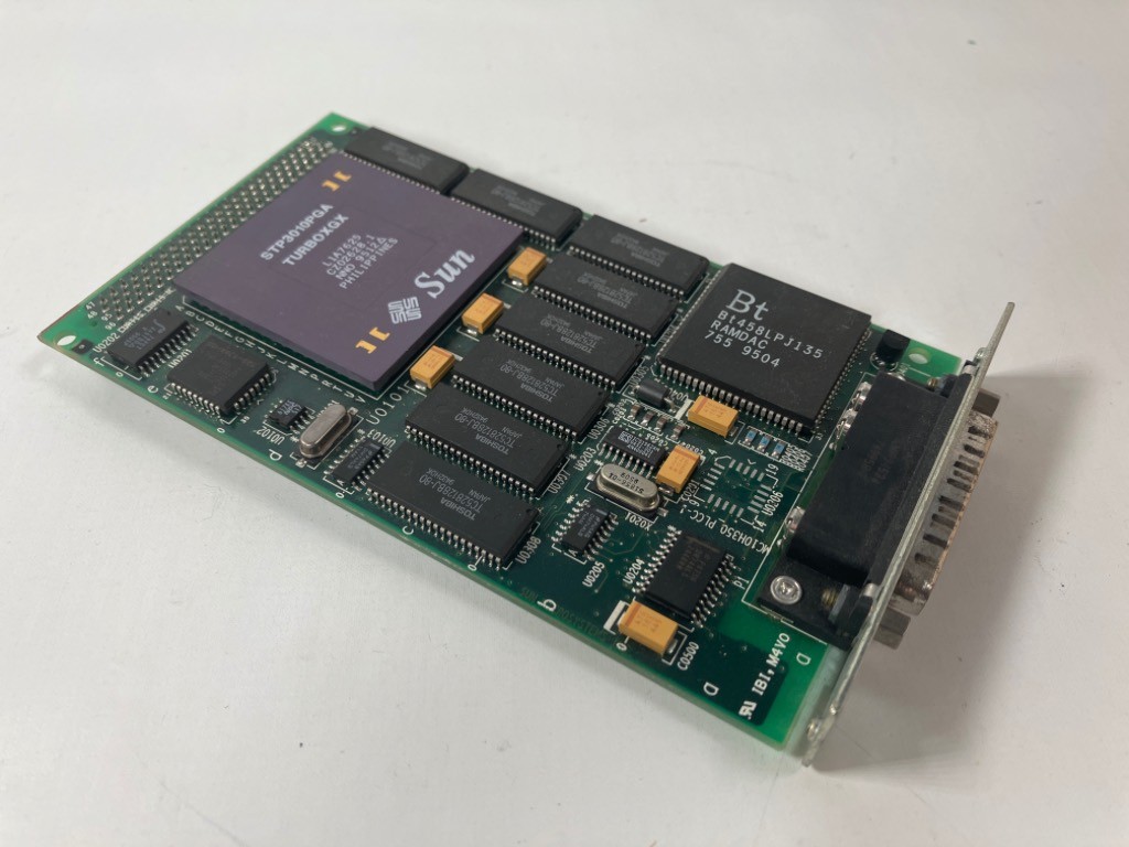 Sun Microsystems TurboGX SBus Graphics Card STP3010PGA Retro Computing 13W3