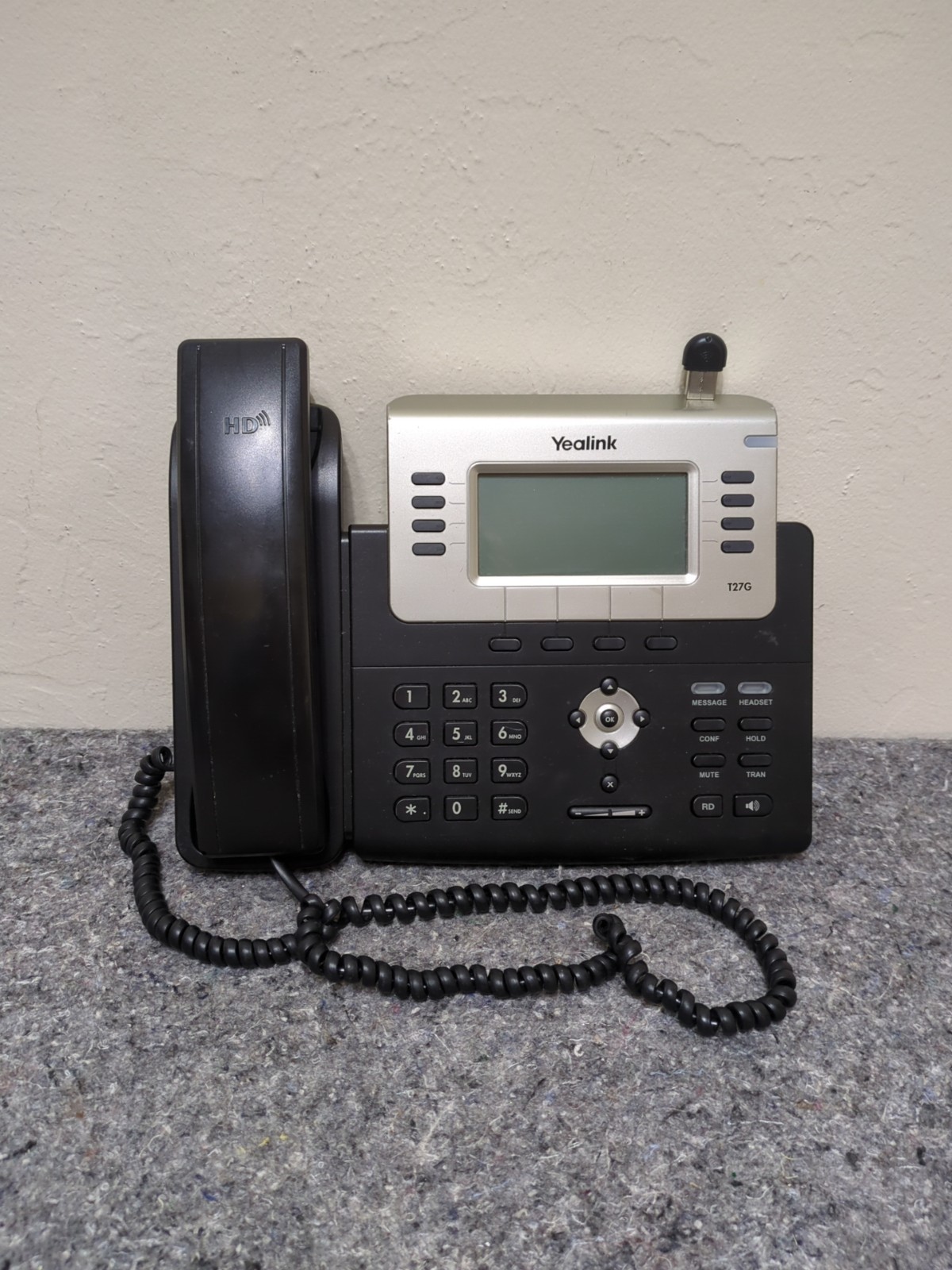 Yealink SIP-T27G SIP Phone + DONGLE - TESTED