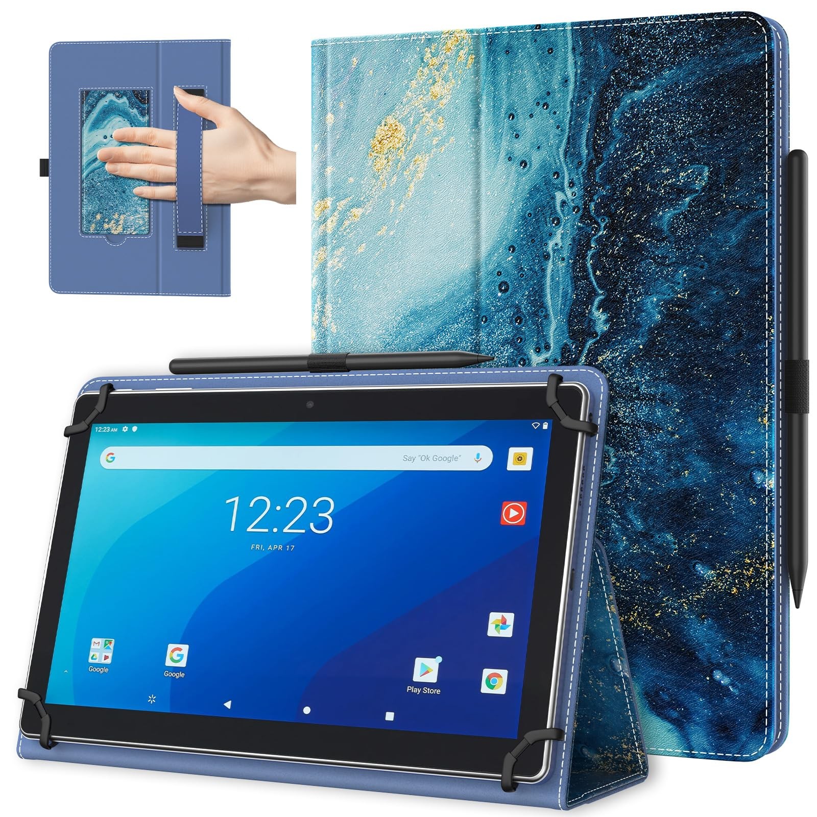 TiMOVO Universal Case for 10.1 Inch Android Tablet with Pen Loop, Lightweight...