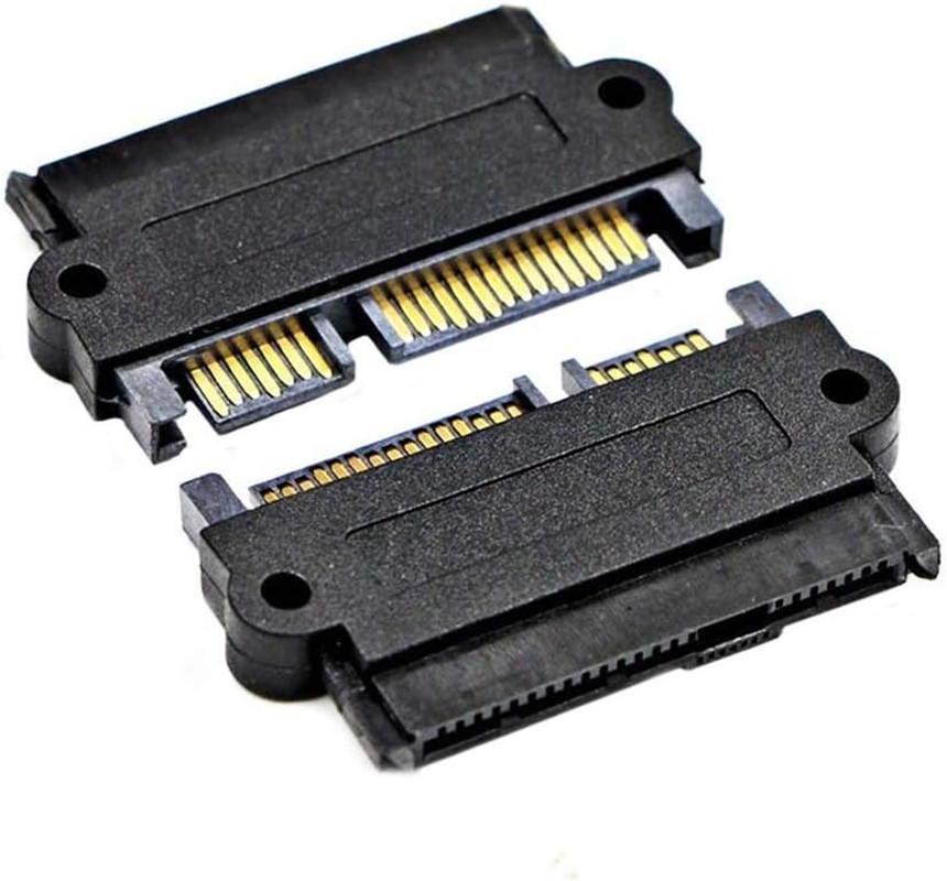 2Pcs Main Board Small Port SAS Hard Disk Adapter SFF-8482 to SATA 22 Pin