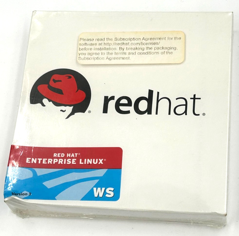 RED HAT Enterprise Linux  v3 WS new, sealed