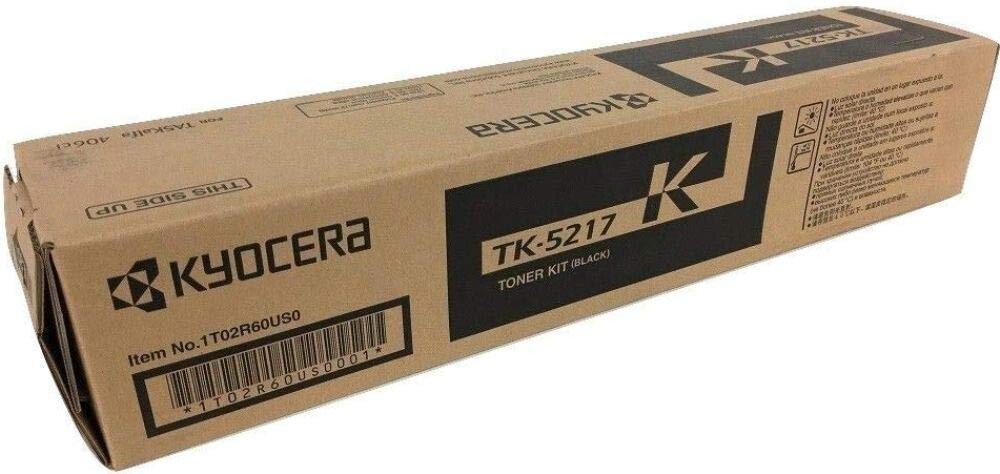 Kyocera 1T02R60US0 Model TK-5217K Black Toner Cartridge, Up to 20000 Pages Yield