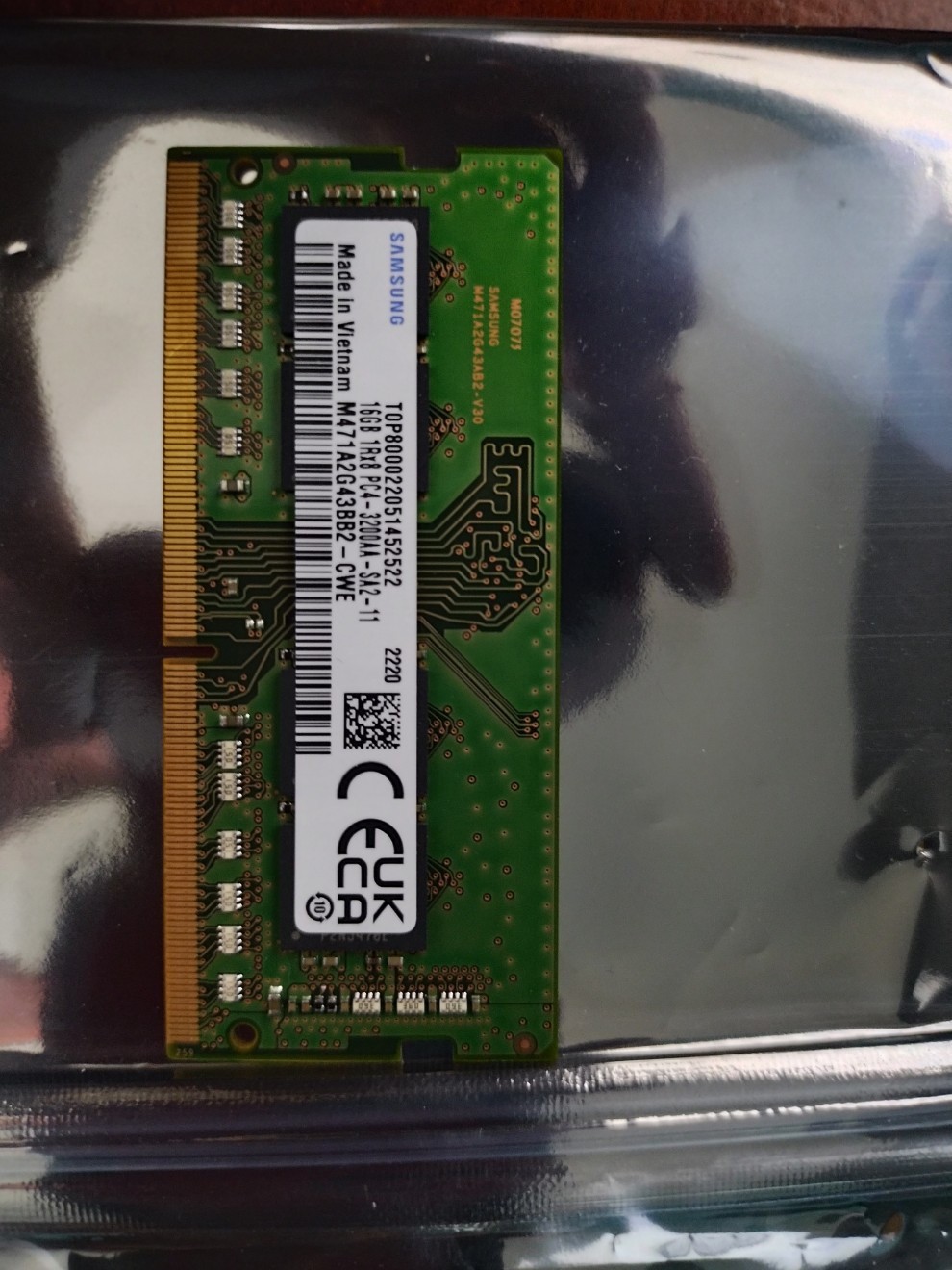 Samsung 16GB DDR4-3200 SO-DIMM PC4-3200AA Laptop RAM