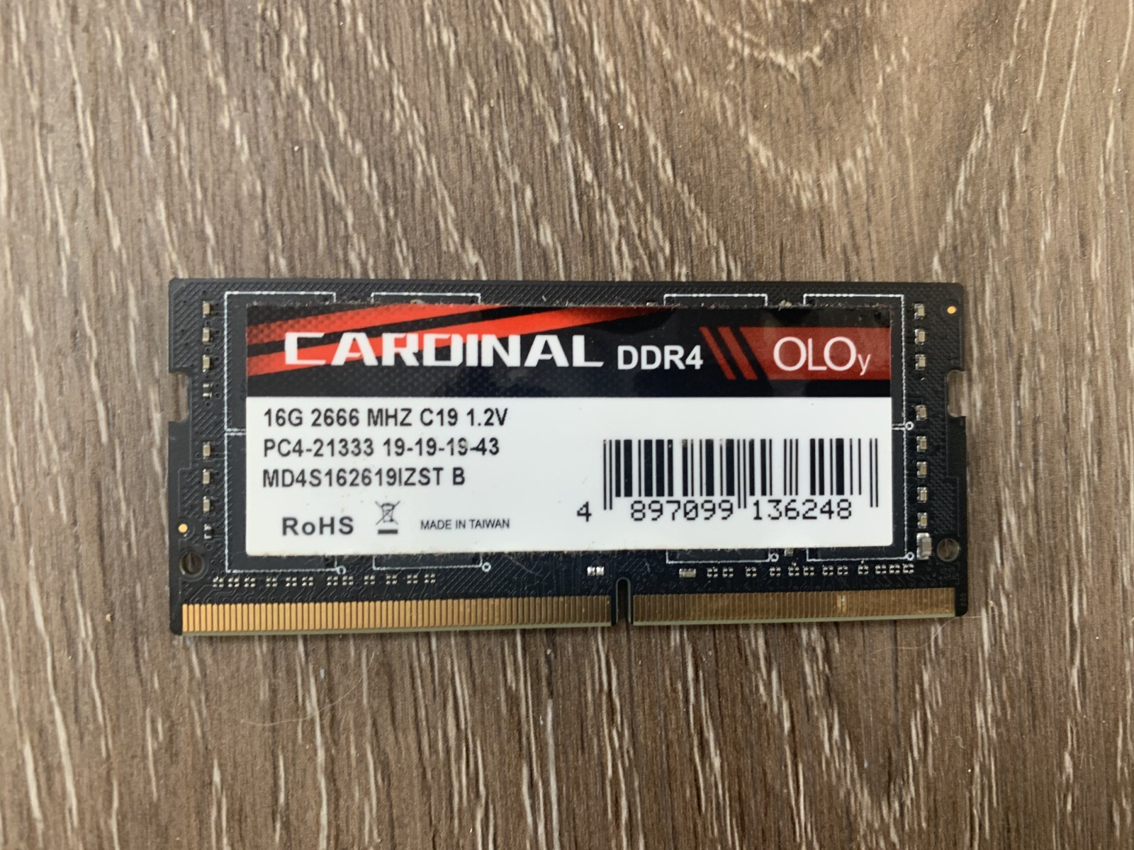 Oloy Cardinal 16GB DDR4 2666MHz Laptop Memory | Tested Working