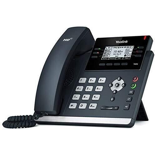 Yealink SIP-T42S IP Phone 12 Lines, 2.7-Inch Display, Power Adapter Not Included