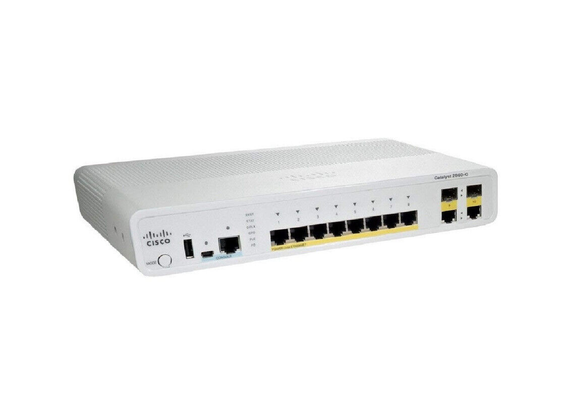 Cisco WS-C2960CX-8PC-L Catalyst Layer 3 Gigabit Ethernet Switch 1 Year Warranty