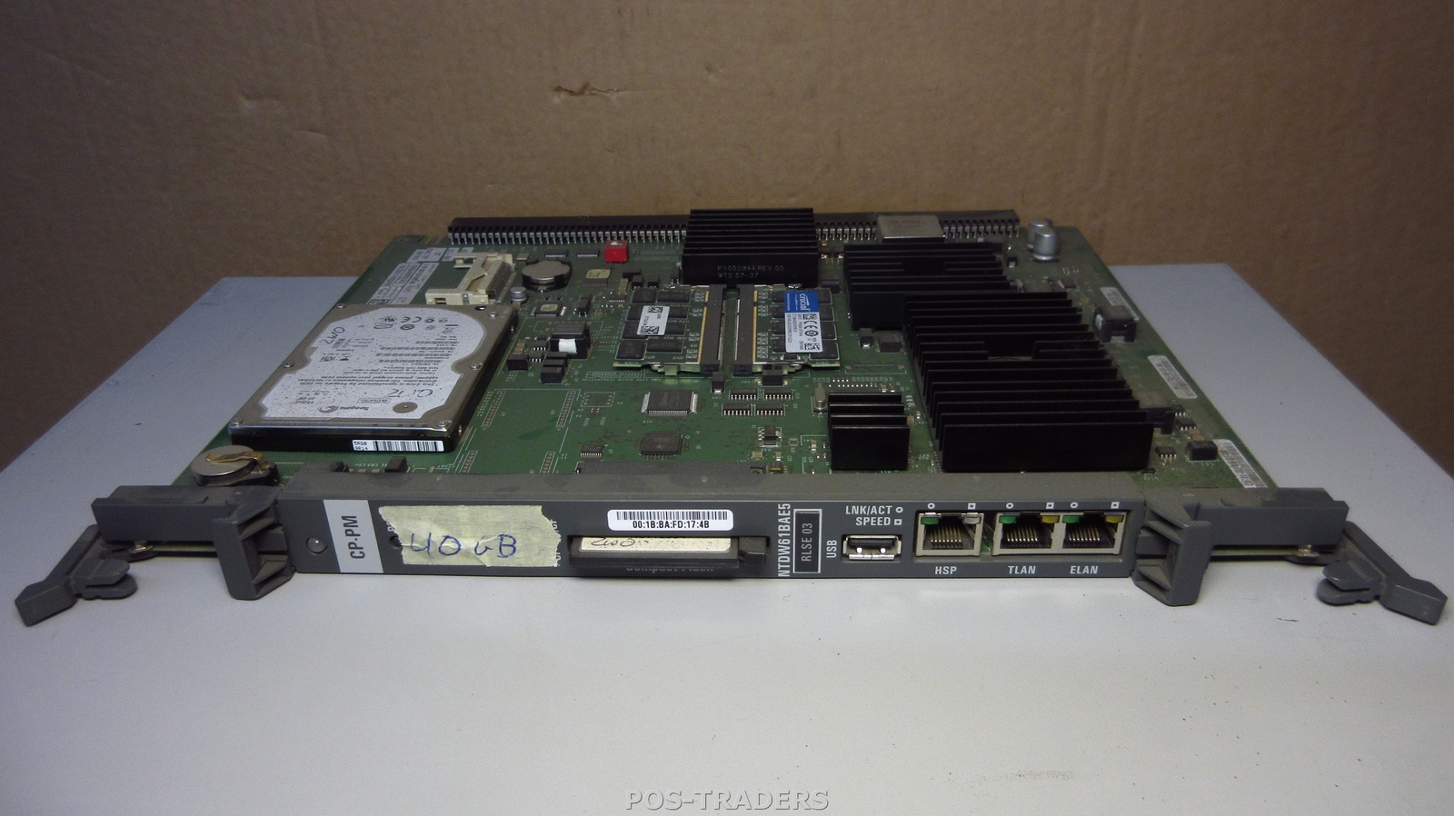 Nortel Meridian CP-PM NTDW61BAE5 CPPM Card 1.4 Ghz 40GB HDD - FROM NORTEL MG1000