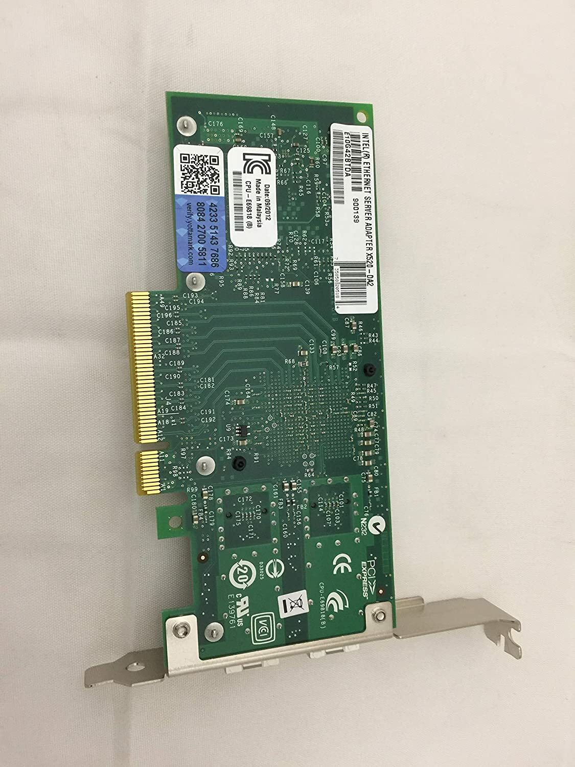 DELL Dual Port E10g42btda 10GbE PCI-e X520-DA2 Ethernet Server HIGH Adapter 