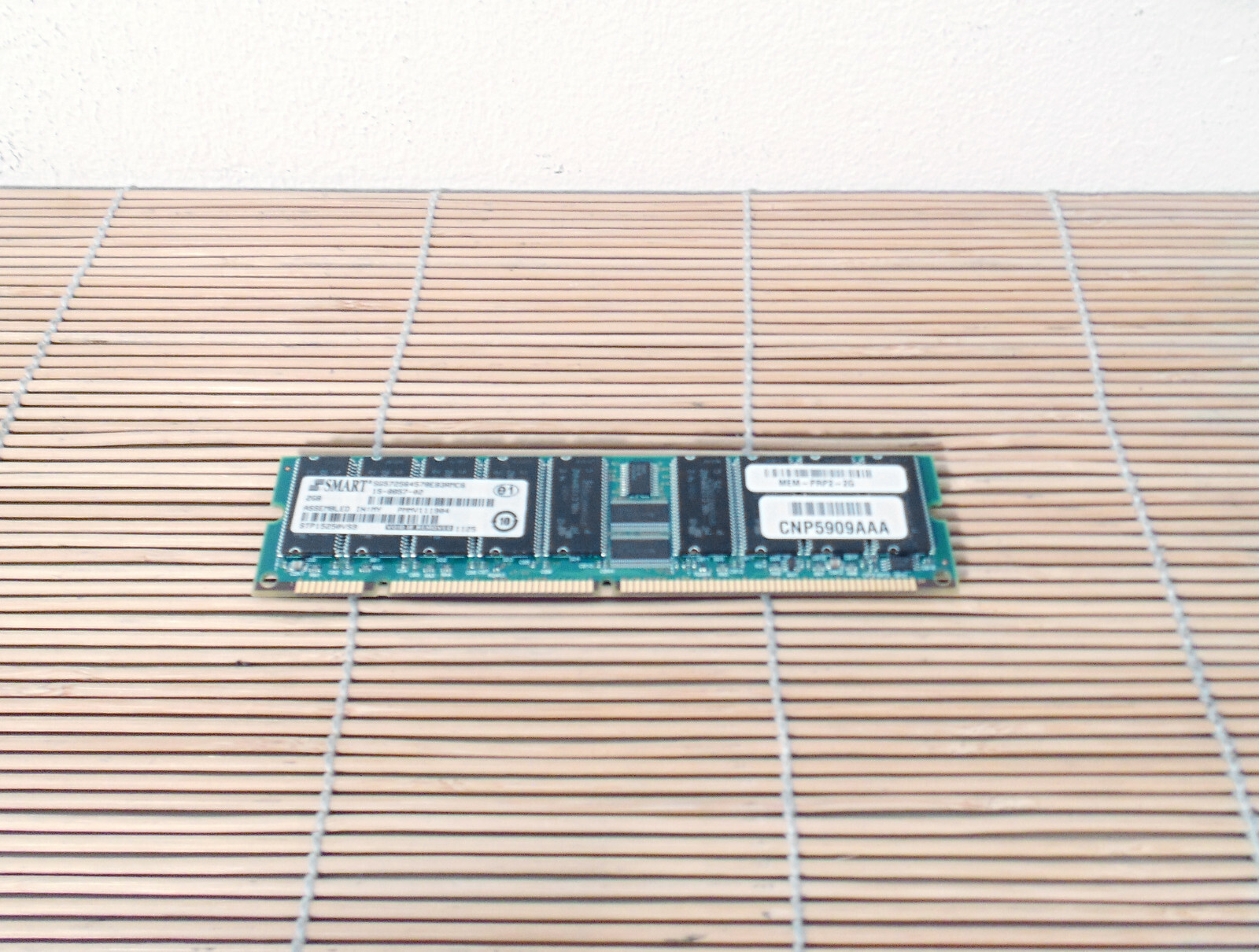 Cisco MEM-PRP2-2G 2GB Memory 1x2GB DIMM Configuration