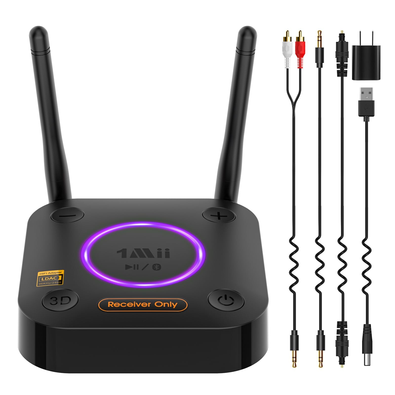 B06Ultra Bluetooth 5.3 Receiver with LDAC for Hi-Res Wireless Audio, HiFi Blu...