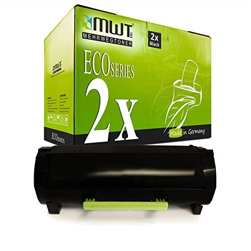 Eurotone 2x Toner Cartridges Compatible for Lexmark