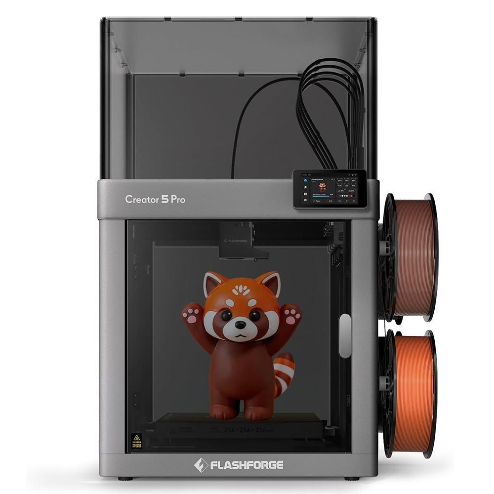 FLASHFORGE 3D Printer Creator 5 Pro Enclosed Active Chamber Heating Multi-Color