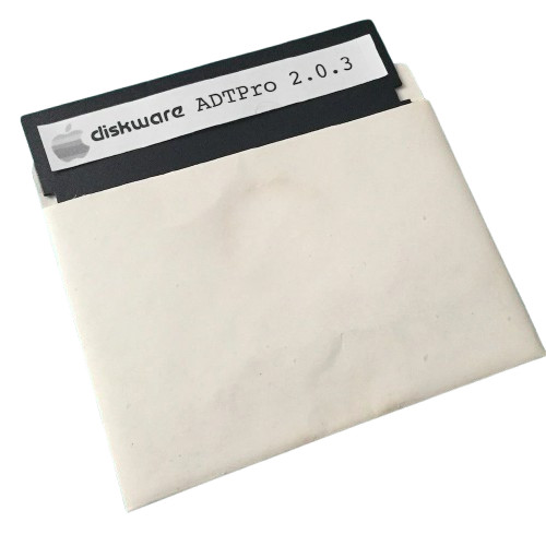 Apple ][ II II+ IIe IIc ADTPro Disk 5.25 5 1/4 Floppy Serial Transfer Diskette