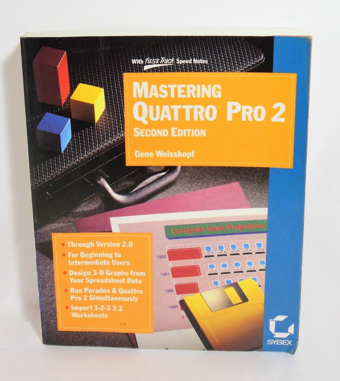 Mastering Quttro Pro 2 Vintage Computer Program BOOK Gene Weisskopf 1991 622 Pgs
