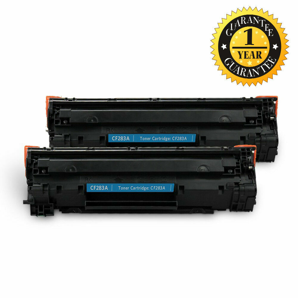 2x CF283A 83A Toner Cartridge Black For HP LaserJet Pro MFP M201dn M225dn M225dw