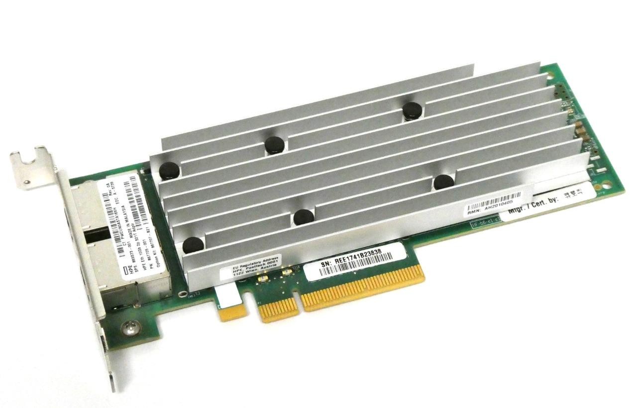 HPE Ethernet 10Gb 2-Port 521T Adapter Spare 869573-001  QL41122HLRJ-HP LP