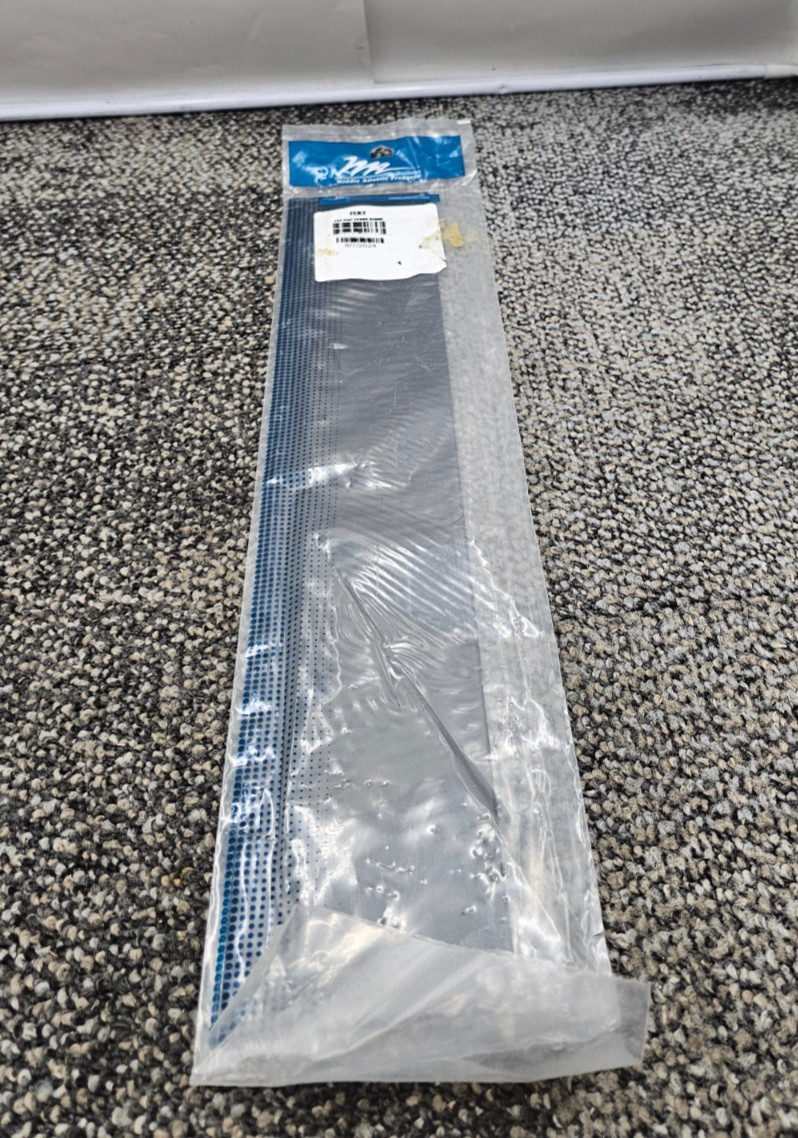 (QTY 2) Middle Atlantic Products FEB2 2SP Flanged Econo Blank Black Heavy Duty