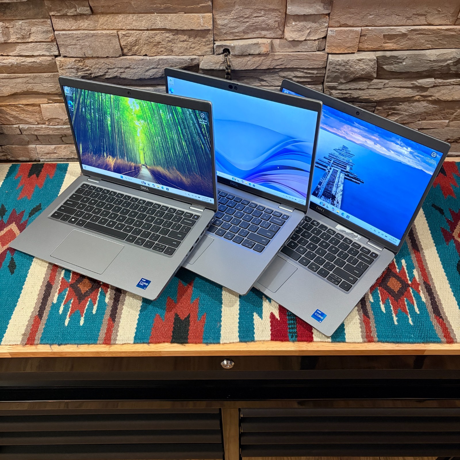 LOT OF 3 Dell Latitude 5420 Laptop •i5-1145G7 8GB RAM 256SSD Win11P 4 RESTORE