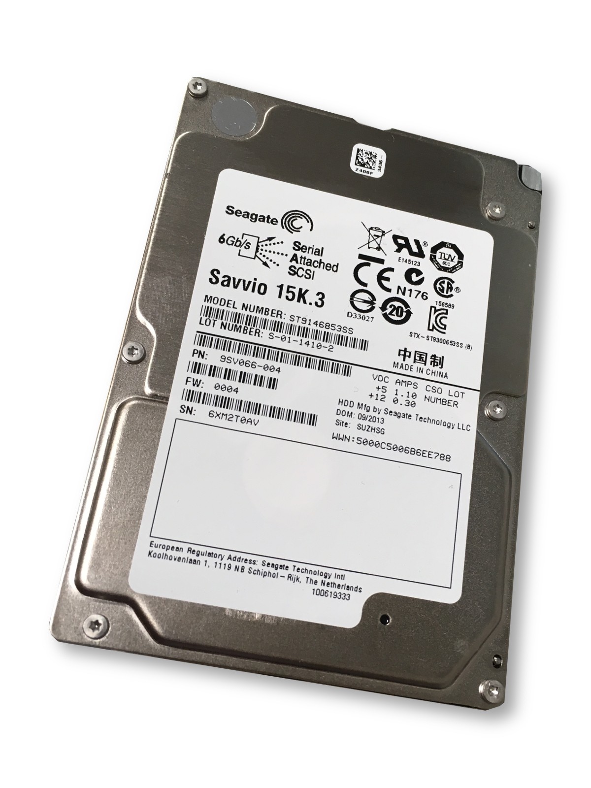 Seagate Savvio 15K.3 ST9146853SS 146GB