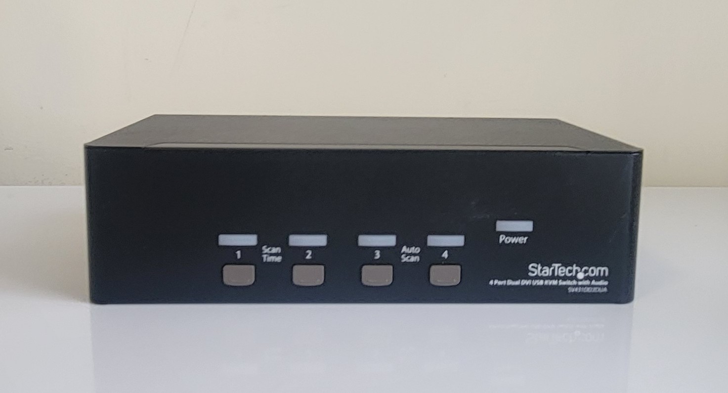 NEW - Startech.Com SV431DD2DUA 4 Port Dual DVI USB KVM Switch with Audio