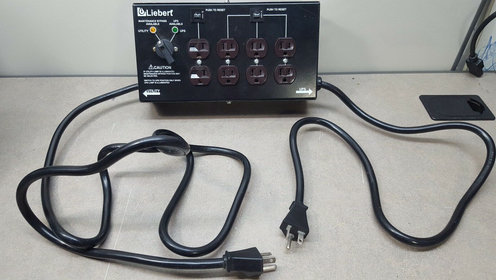 Liebert MP120C Micro POD Power Distribution 120VAC 16A. 