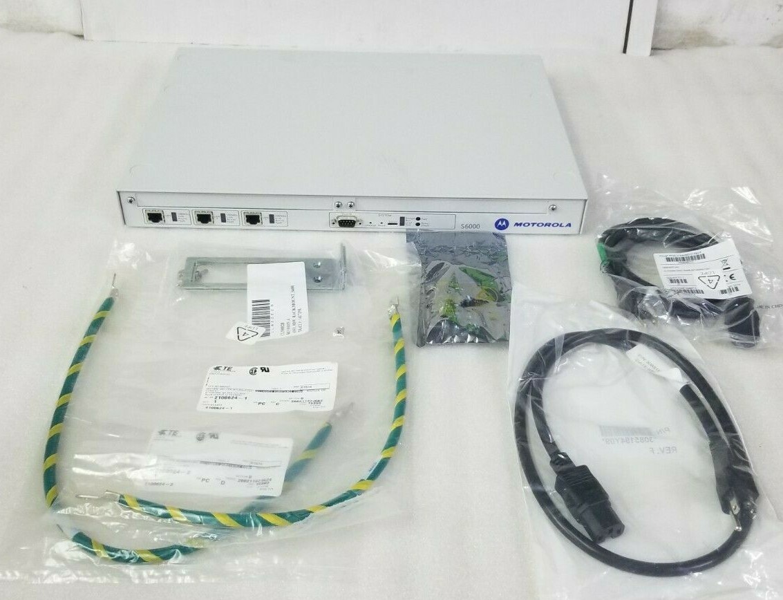 Motorola ST6000C-S6000 CLN1780L TA,BASE UNIT, SGL,PS,S6000 MULTI-PROTOCOL ROUTER