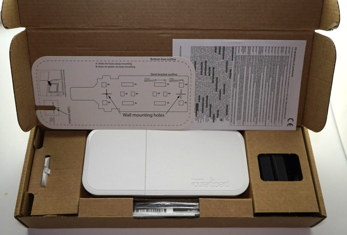 MikroTik RBwAPR-2nD&R11e-4G Kit Weatherproof Wireless AP