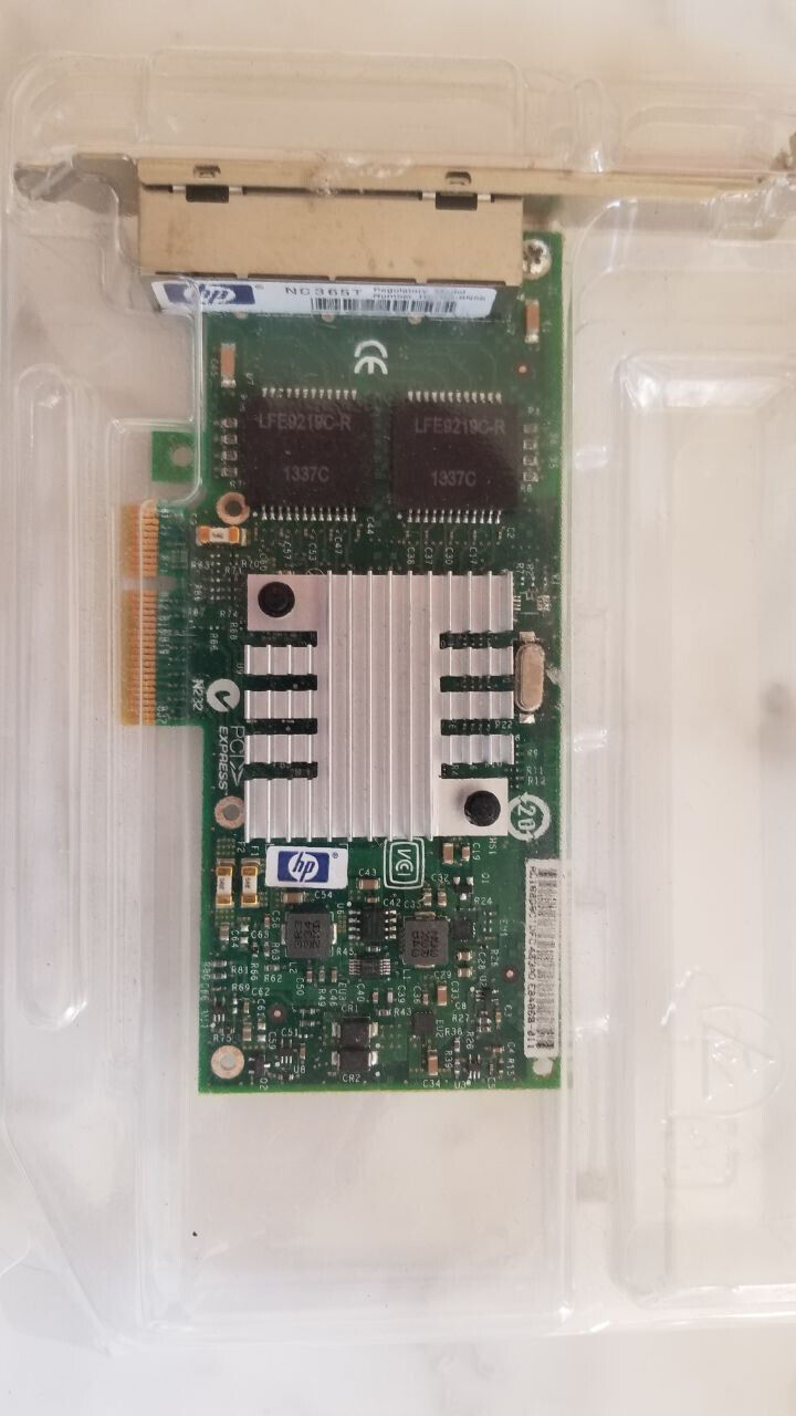 HP NC365T Intel I340-T4 593743-001  4Port PCIe 2.0 x4 Ethernet Adapter