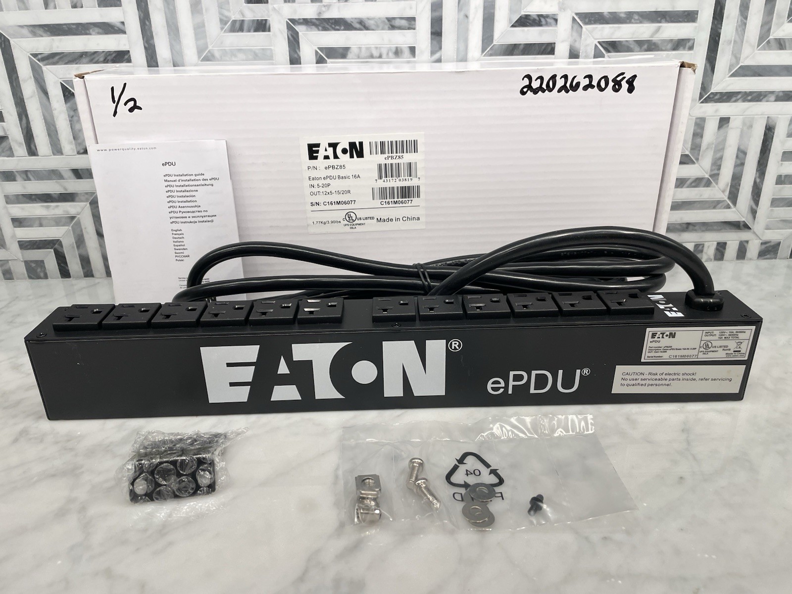 EATON ePDU 20AMP 12 Outlets Model ePBZ85