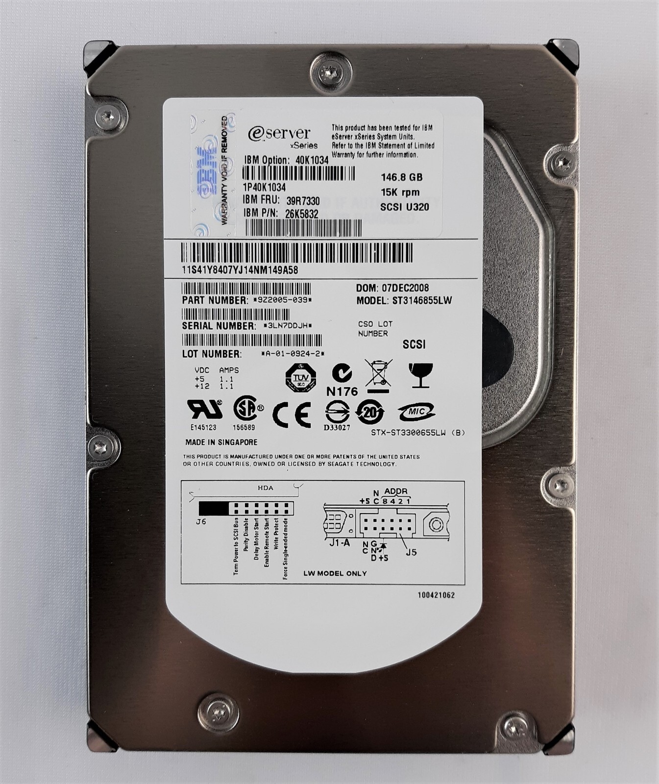IBM 39R7330 Hard Drive