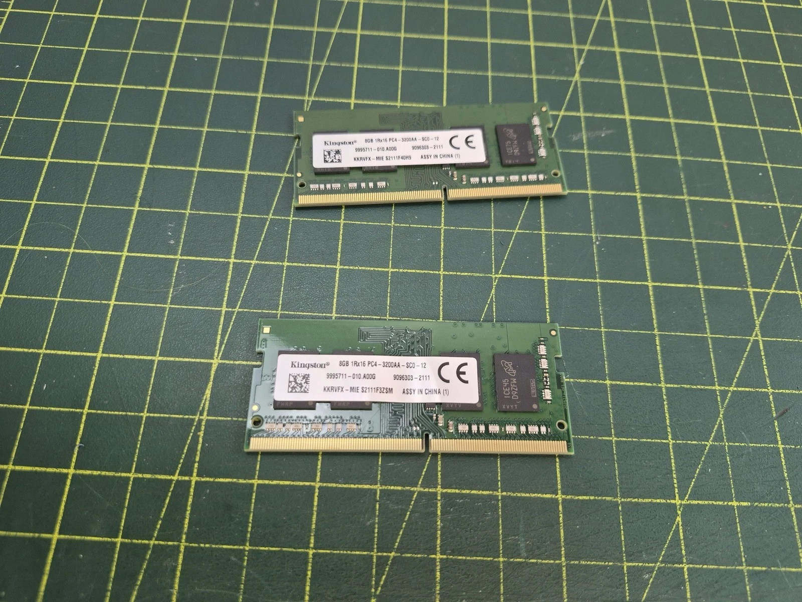 Kingston (2x8GB) 16GB 1Rx16 PC4-3200AA-SC0-12 DDR4 RAM Memory KKRVFX-MIE
