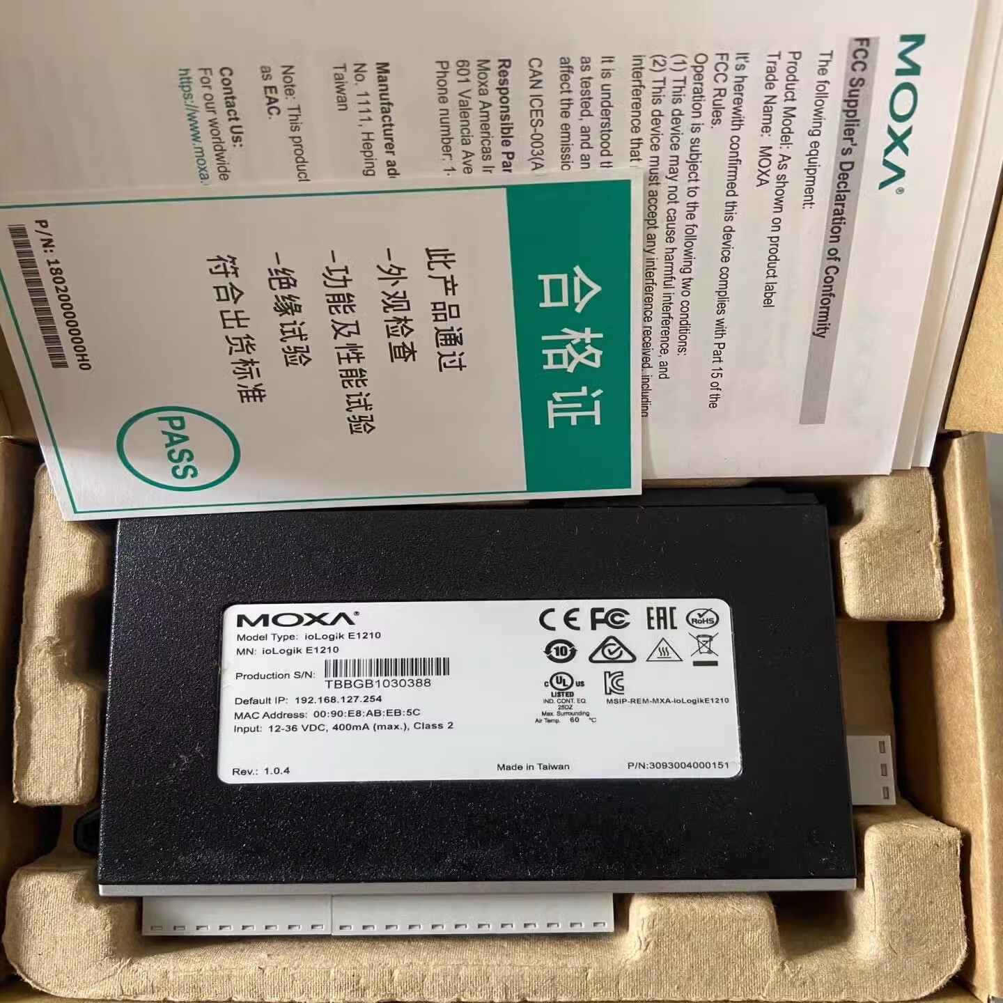 1pcs New MOXA ioLogik E1210 Module Remote Ethernet distributed I/O Module