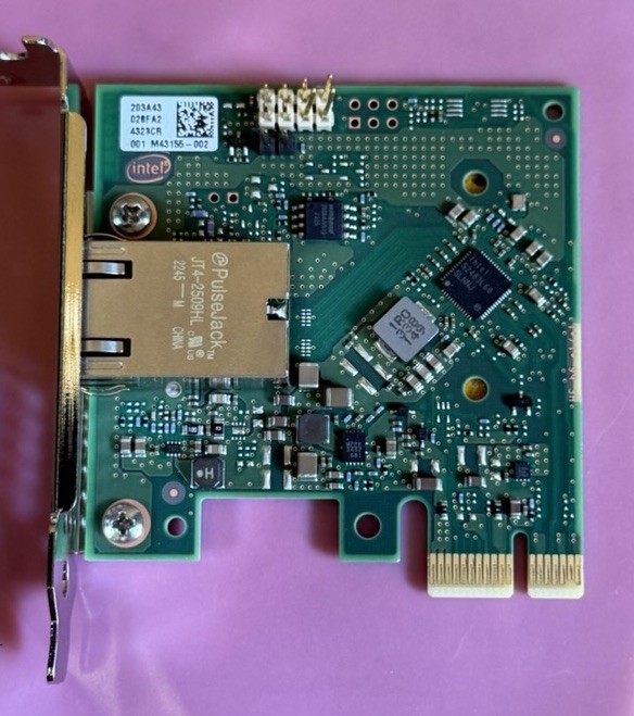 Intel I225-TI 2.5GbE PCI-E X1 Low Profile Network Card Dell 0338N7 or 338N7