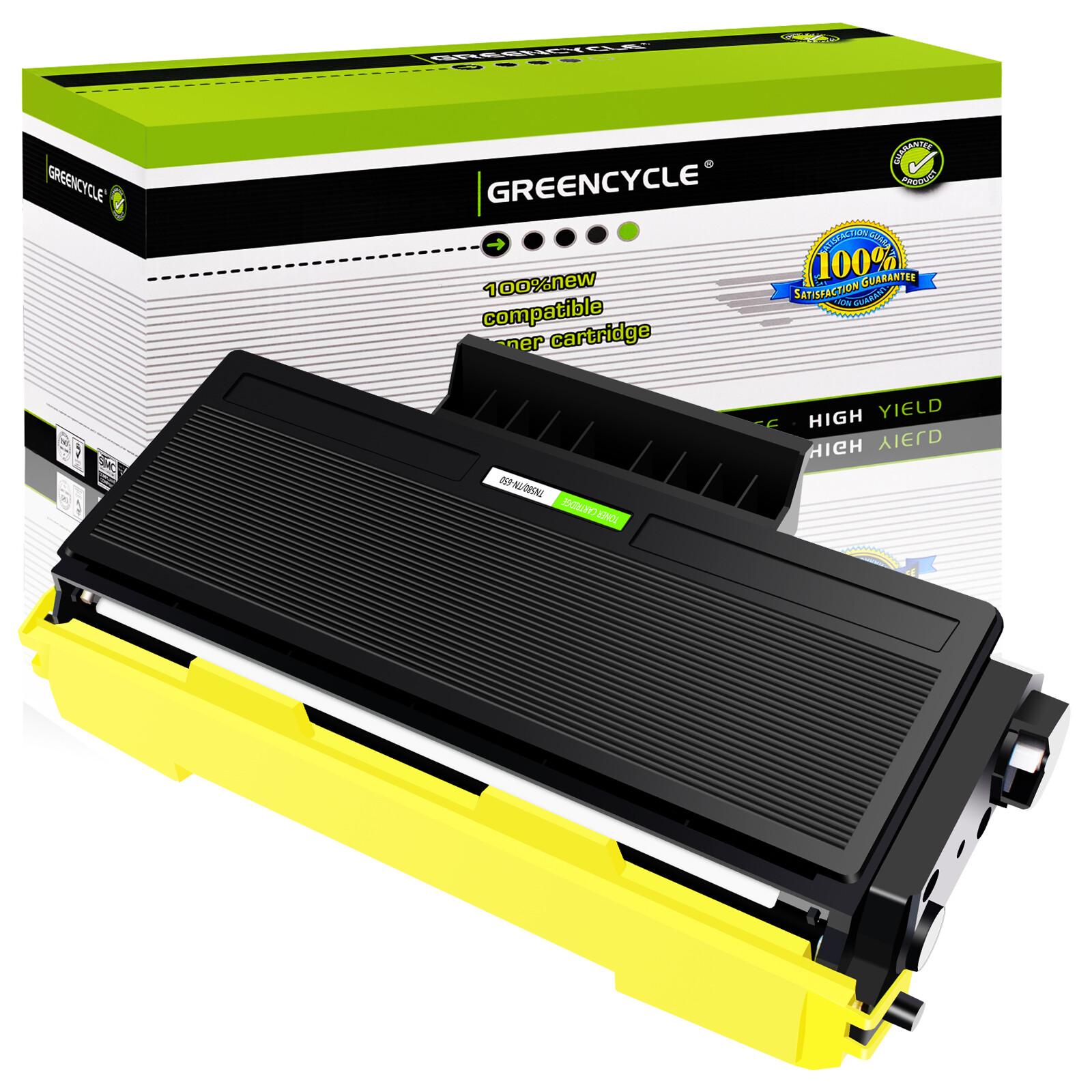 1PK TN580 Toner Cartridge Compatible With Brother MFC-8470DN MFC-8670DN DCP-8065