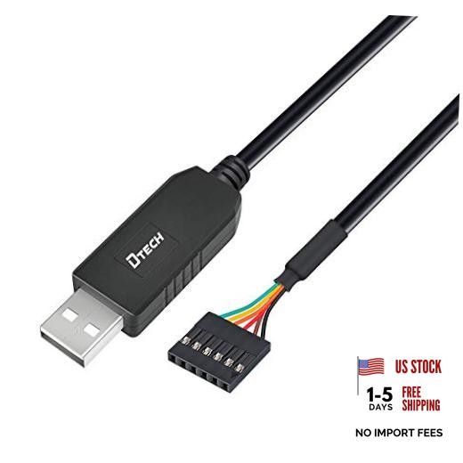 USB to TTL Serial Cable 3.3V 6 Pin UART Adapter Genuine FTDI 3ft 6 pin 3.3V