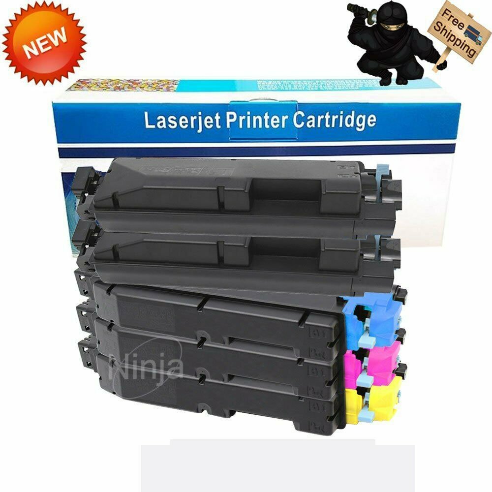 5 Pack Color CMYK Toner TK-5282 For Kyocera Mita P6235CDN M6235CIDN M6635CIDN