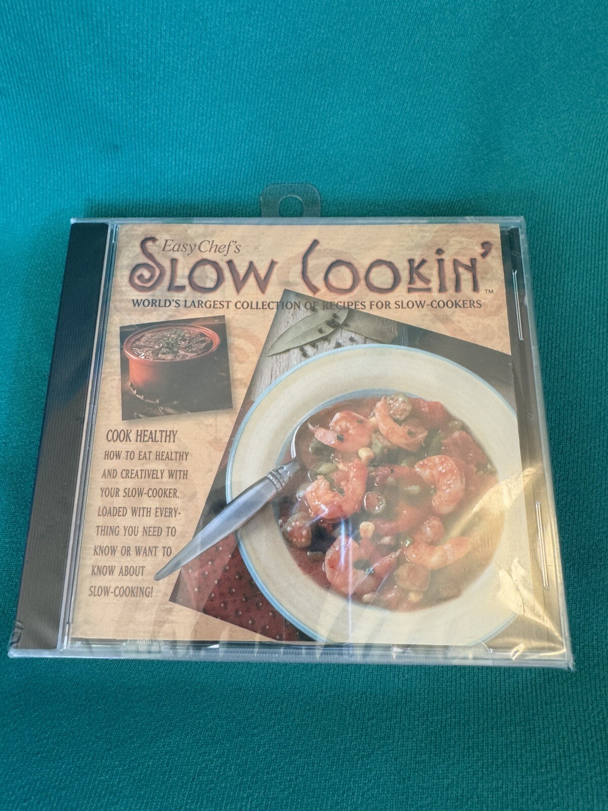 Easy Chef's Slow Cookin' For Slow Cookers (PC CD Rom, 2005) new sealed shelf148