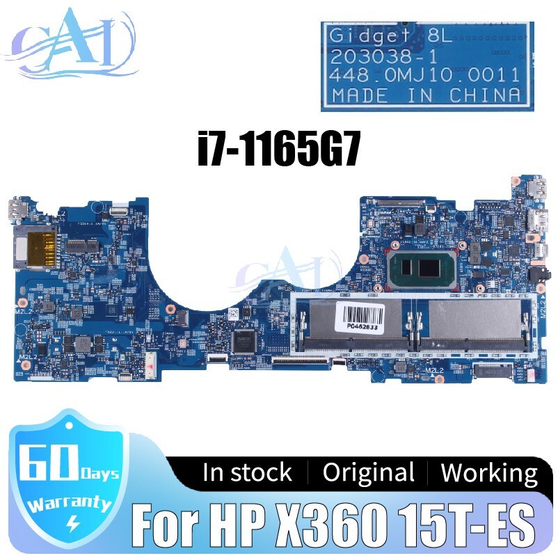 203038-1 For HP ENVY X360 15T-ES Laptop Motherboard Intel Core i7-1165G7