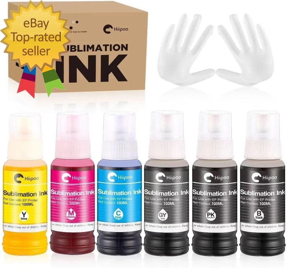 600ML Sublimation Ink for ET-8500 ET-8550 Wide-Format Supertank Printers Heat Pr