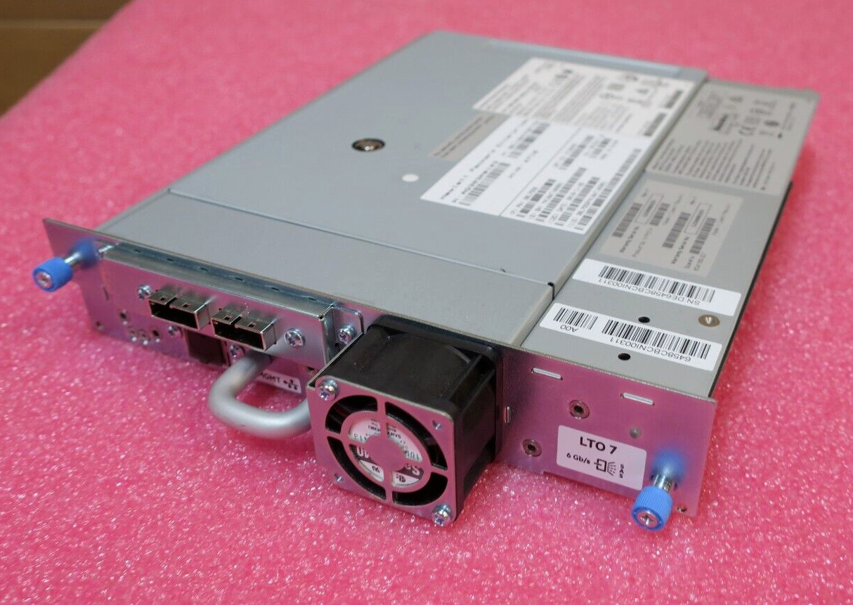 HPE MSL LTO-7 Ultrium 15000 SAS Half Height Tape Back Up Drive N7P37A 834168-001