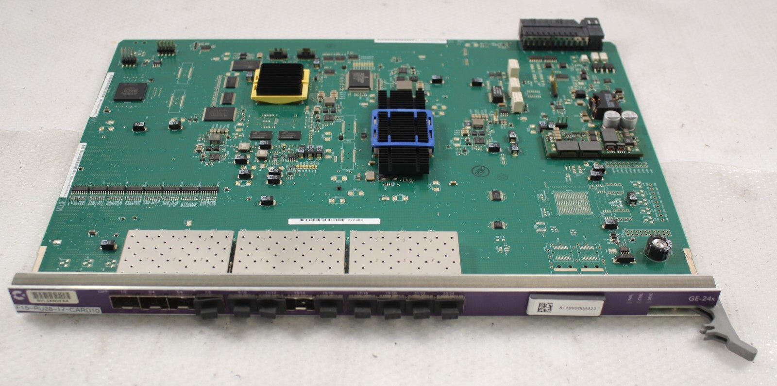 Calix E7 GE-24x ID: 400-00384 Rev 19 12-port GE Module CALIX100-02093 Rev 10