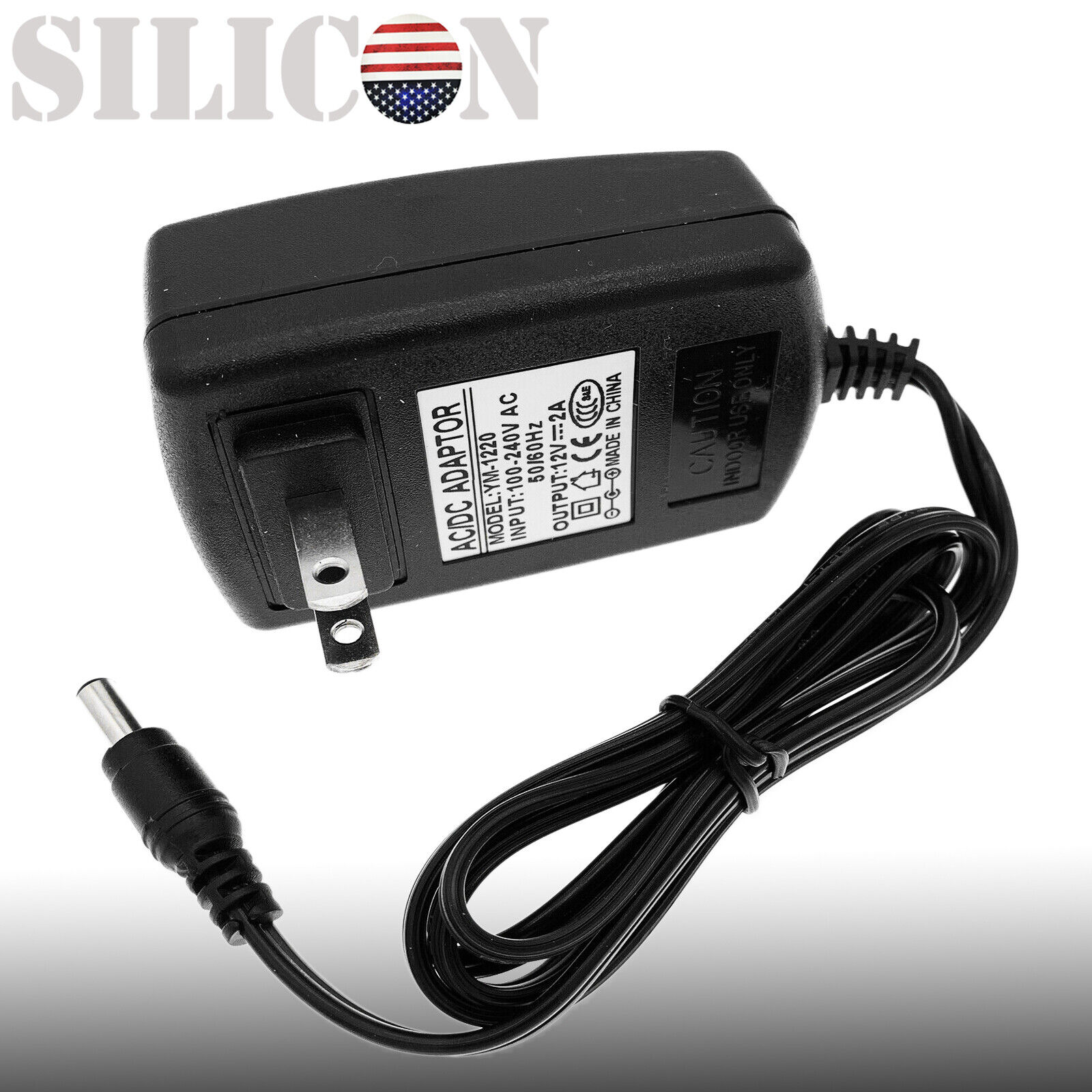 New AC 100-240V To DC 12V 2A Adapter Switching Power Supply Charger Converter US