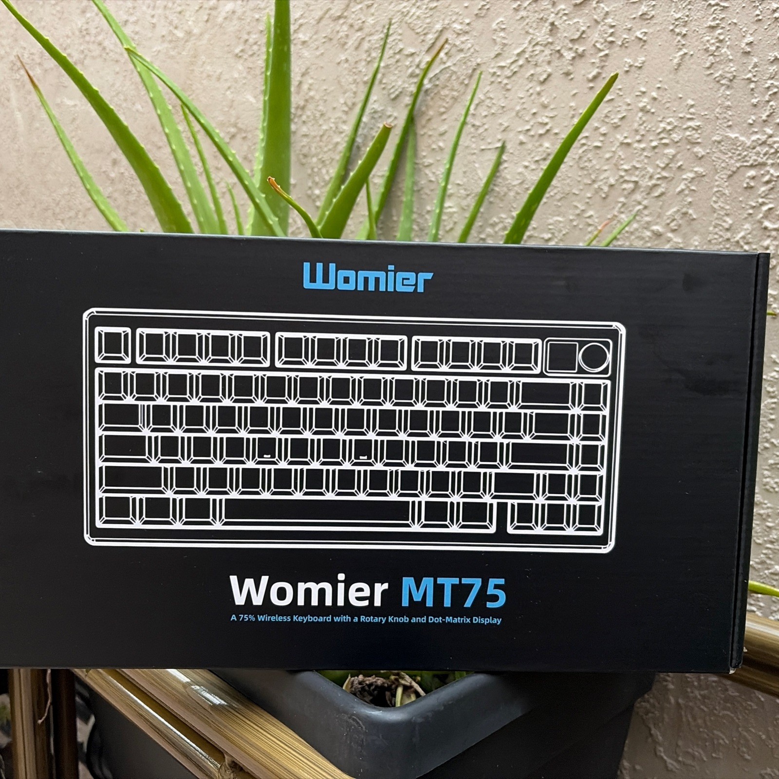 Womier MT75 Lipstick Wireless Mechanical Keyboard White New