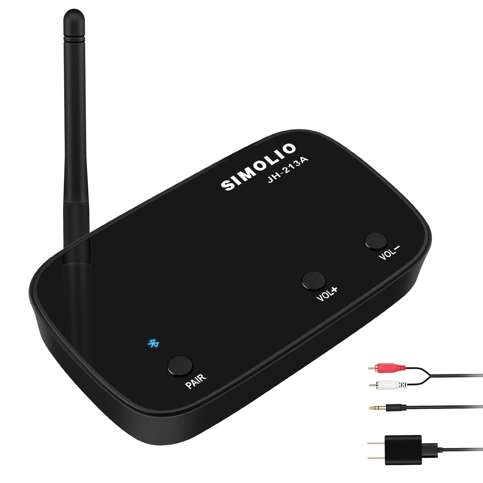 HiFi Bluetooth Receiver for Music Streaming, Long Range Bluetooth Audio Adapt...