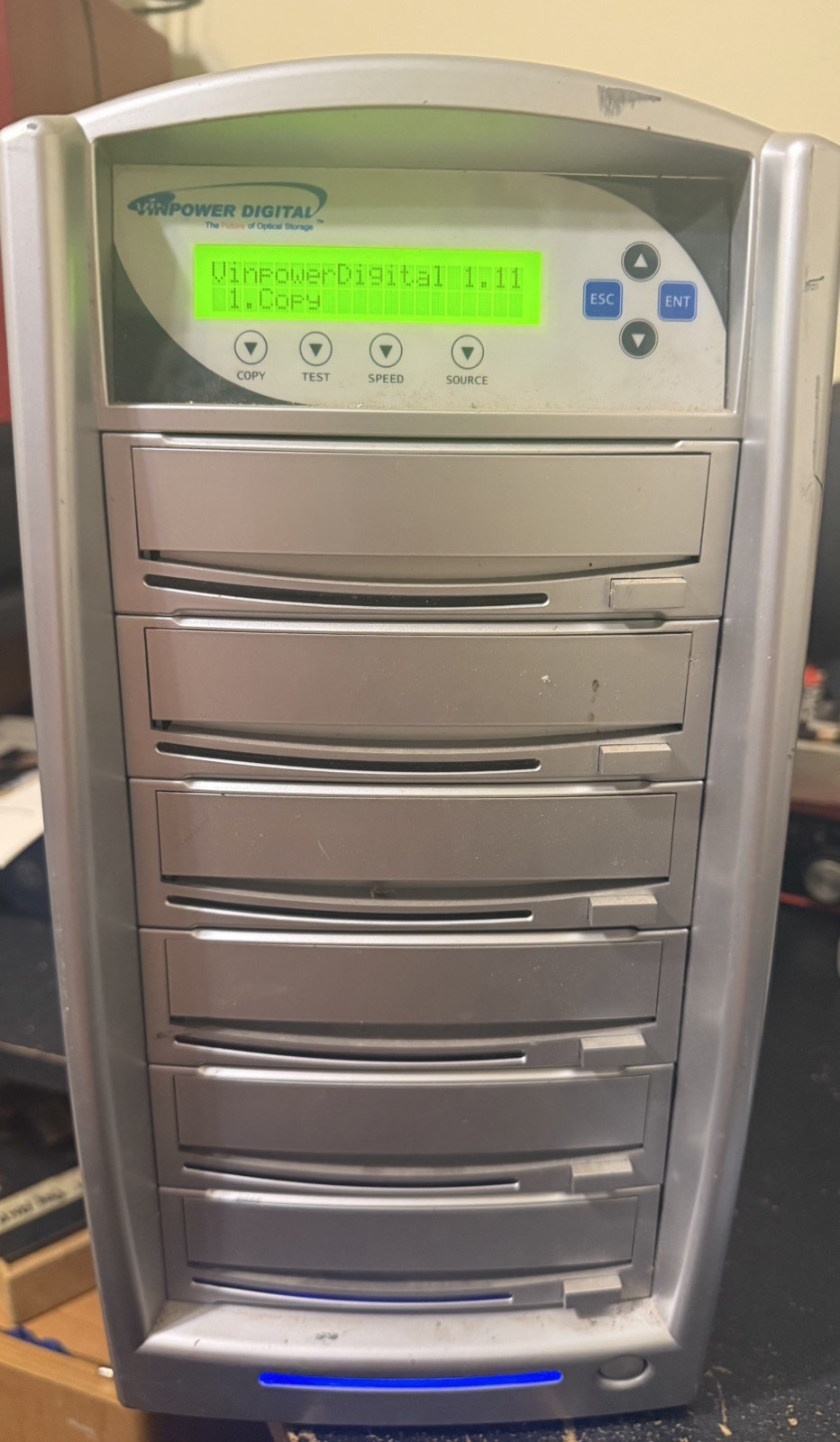 VIN Power Digital SmDC, 1-to-6 DVD/CD Duplicator