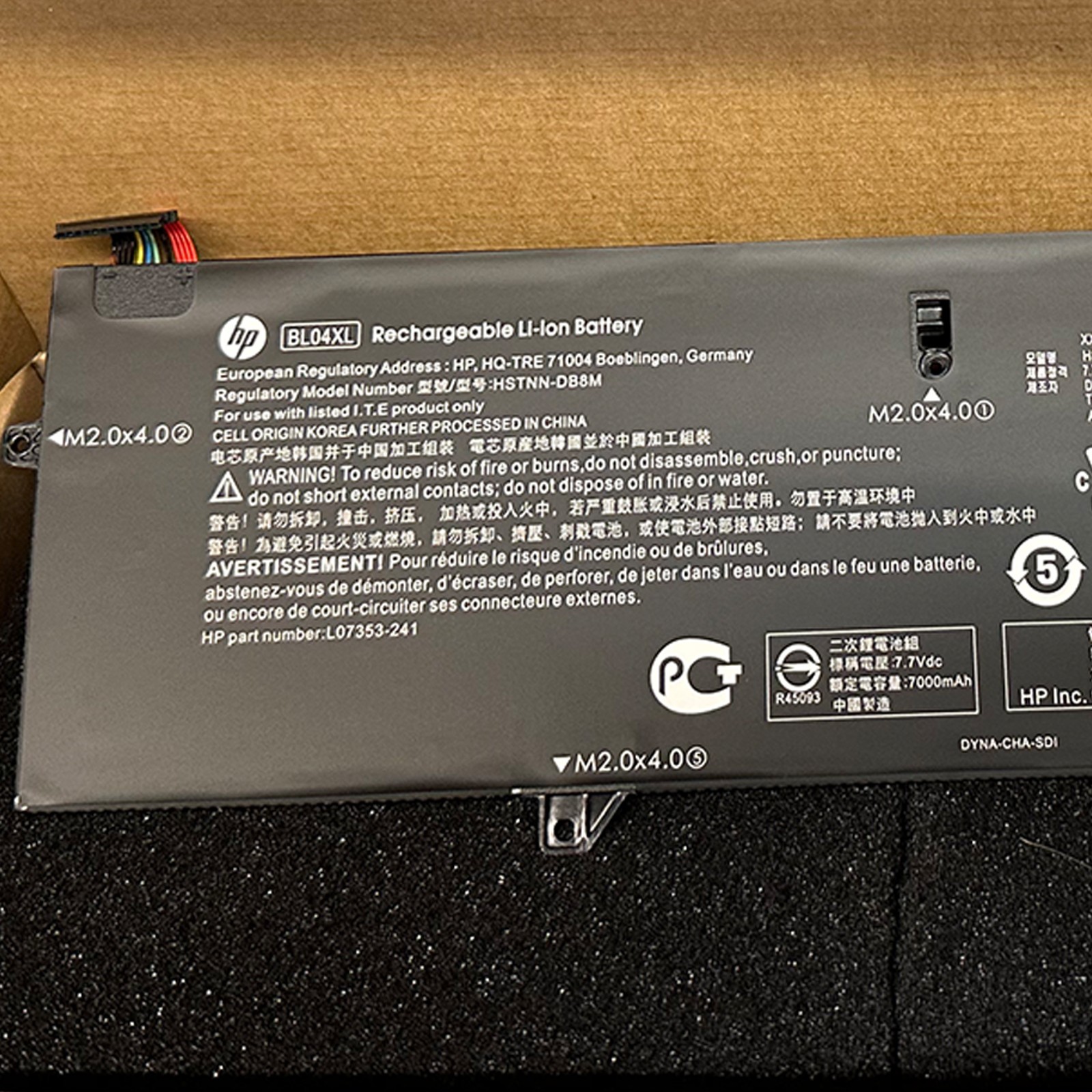 Genuine OEM BL04XL Battery for HP EliteBook x360 1040 G5 HSTNN-UB7N L07353-2C1