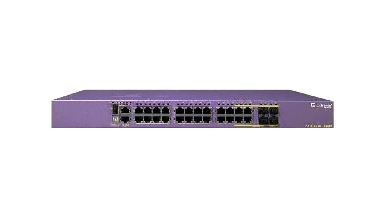 Extreme Networks X440-G2-24p-10GE4 24 Port Switch – Part 16533