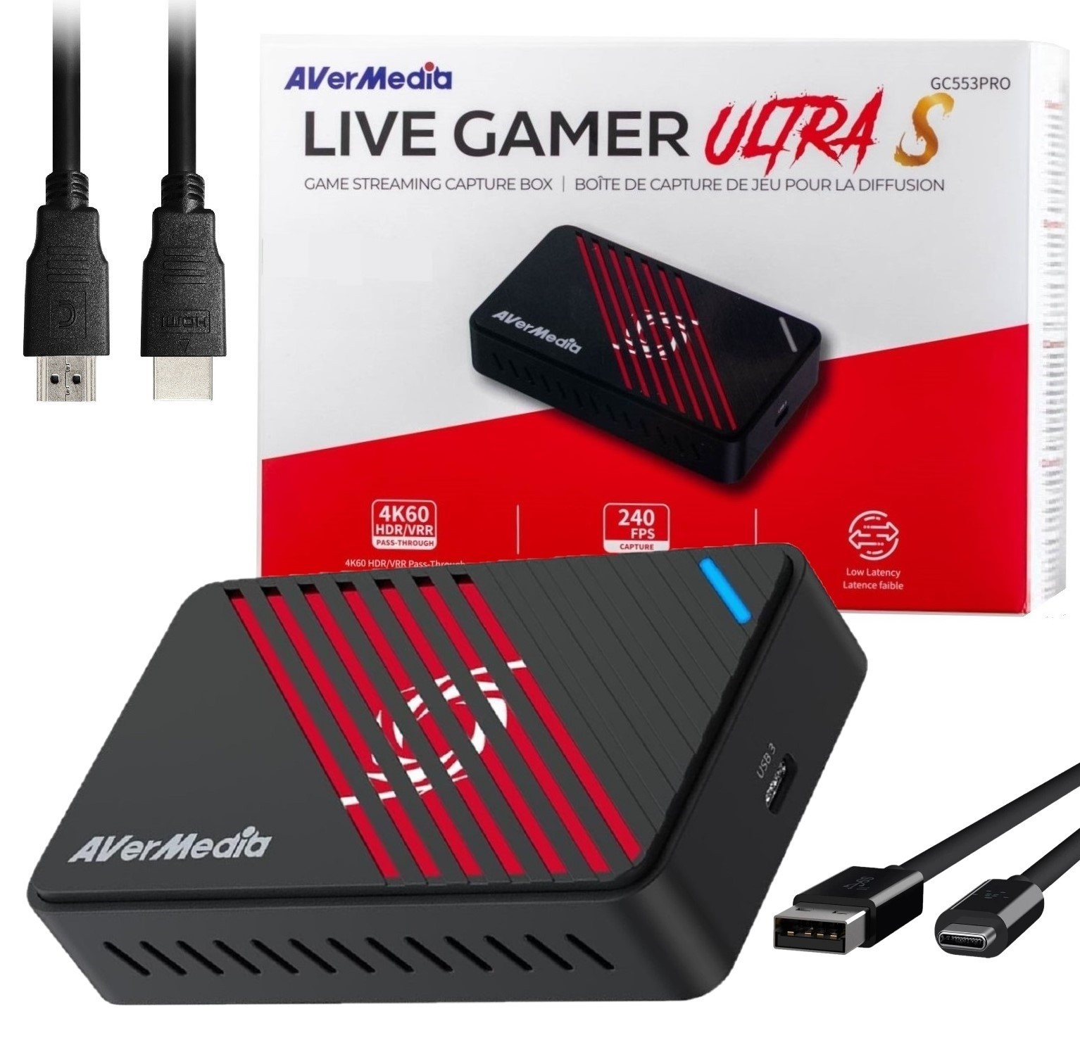 AVerMedia Live Gamer ULTRA S 4K HDMI Video Capture Card USB Streaming Recording