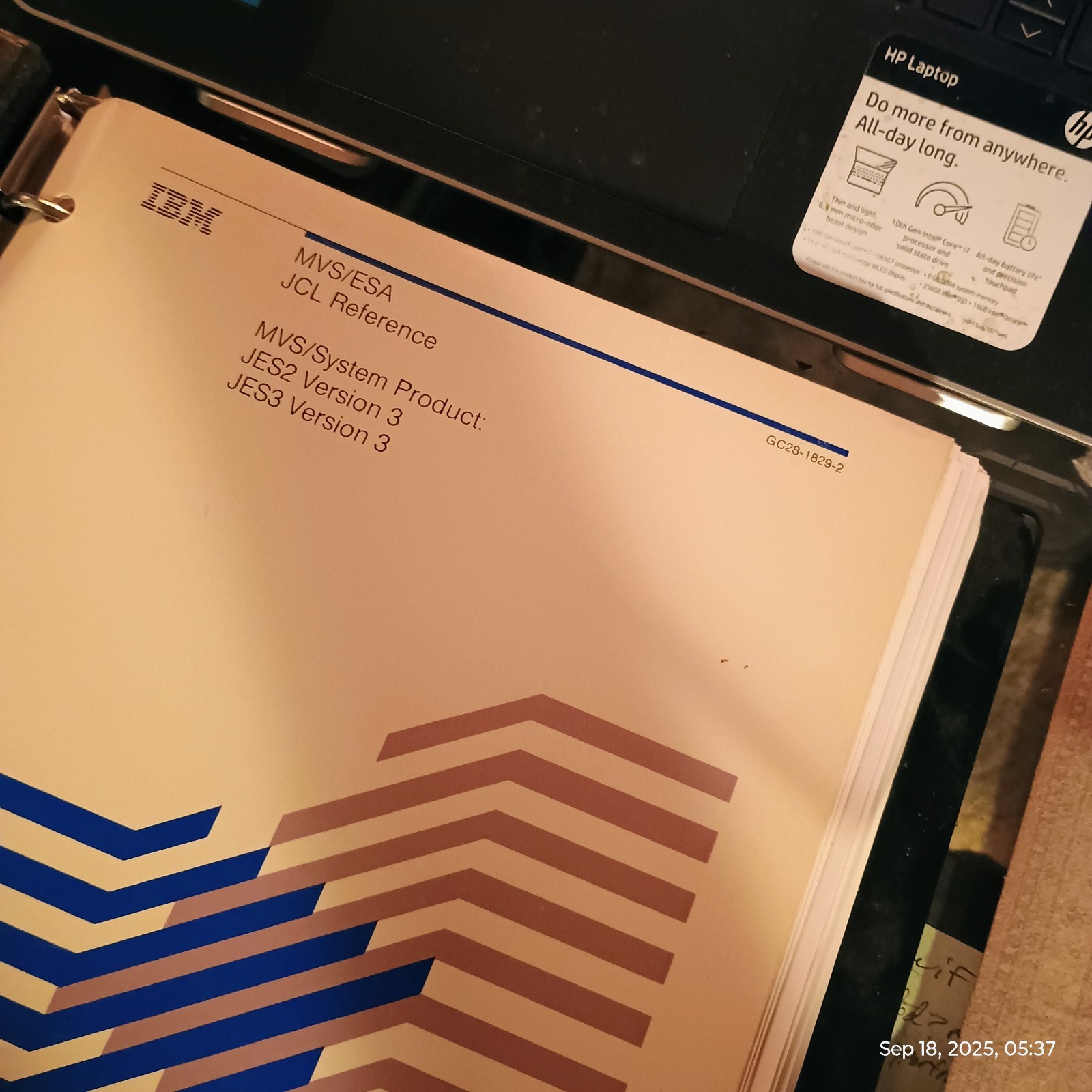 IBM Manual 3rd Edition March 1992 "GC28-1829-2" MVS/ESA JCL Reference